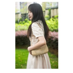 Vintage straw underarm bag