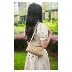 Vintage straw underarm bag