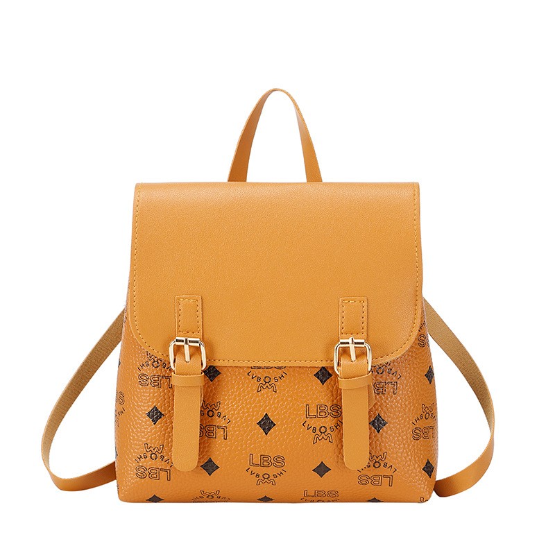 Printed retro handbag crossbody small square bag