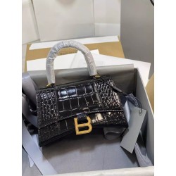 Crocodile leather bag