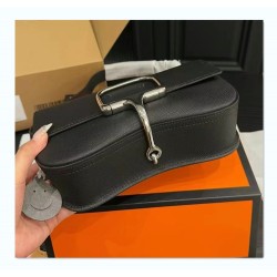 High-grade leather hip bag