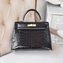 mini crossbody bag crocodile pattern