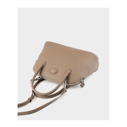 Litchi leather shell bag